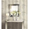Seabrook Designs Newcastle Crest Script Taupe & Brown Wallpaper - Image 2