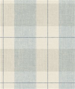Seabrook Designs Newcastle Plaid Blue & Off-White Wallpaper