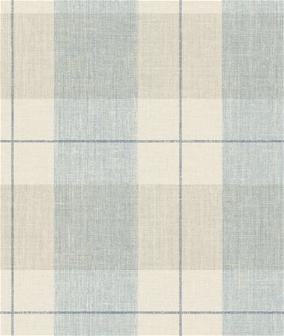 Seabrook Designs Newcastle Plaid Blue & Off-White Wallpaper