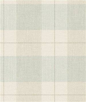 Seabrook Designs Newcastle Plaid Light Teal & Off-White Wallpaper