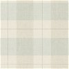 Seabrook Designs Newcastle Plaid Light Teal & Off-White Wallpaper - Image 1