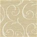 Seabrook Designs Notting Hill Scroll Tan &amp; Off-White Wallpaper thumbnail image 1 of 2