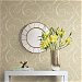 Seabrook Designs Notting Hill Scroll Tan &amp; Off-White Wallpaper thumbnail image 2 of 2