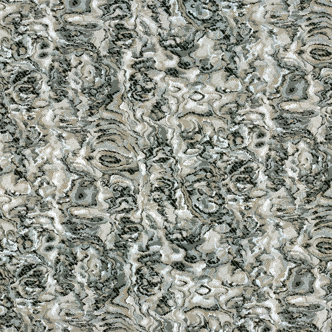 Le Krisel 118" Jacquard Black Fabric image 1 of 2