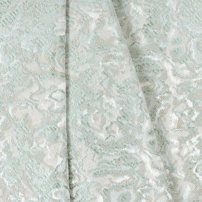 Le Krisel 118" Jacquard Teal Fabric image 2 of 2