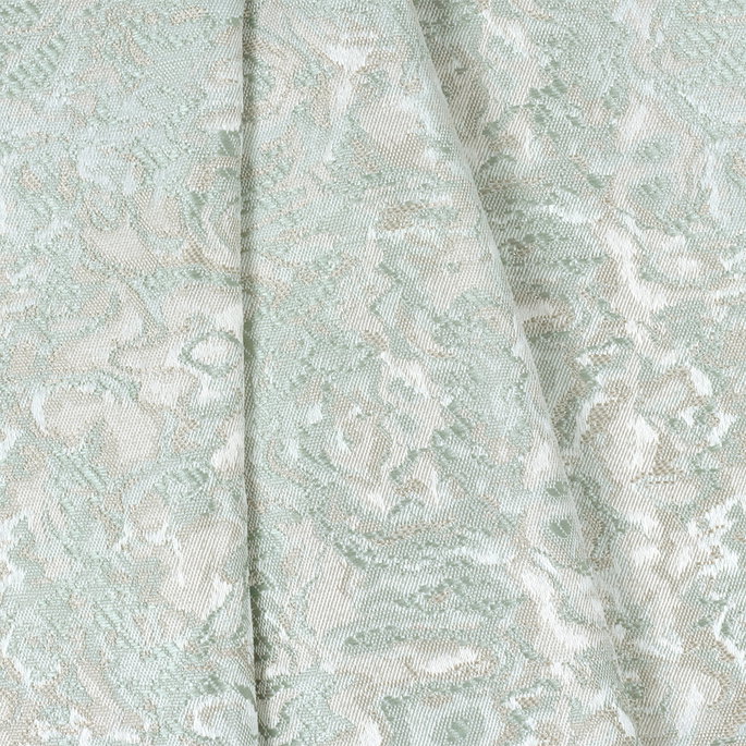 Le Krisel 118" Jacquard Teal Fabric image 2 of 2