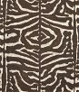 Ralph Lauren Serengeti Linen Zebra Mahogany Fabric