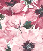 Seabrook Designs Cecita Blush & Wine Wallpaper