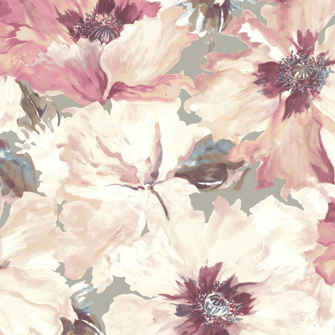 Seabrook Designs Cecita Blush &amp; Greige Wallpaper image 1 of 2