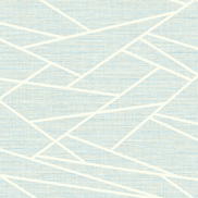 Seabrook Designs Cecita Puzzle Baby Blue & White Wallpaper
