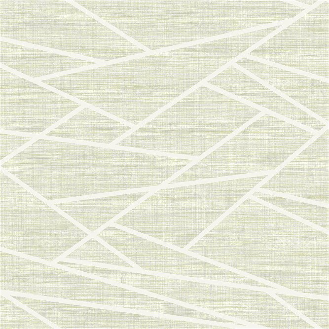 Seabrook Designs Cecita Puzzle Mint Green &amp; White Wallpaper