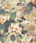 Seabrook Designs Chambon Ocean Blue & Latte Wallpaper