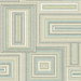 Seabrook Designs Attersee Squares Turquoise & Tan Wallpaper