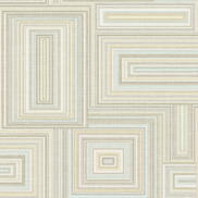 Seabrook Designs Attersee Squares Tan & Beige Wallpaper