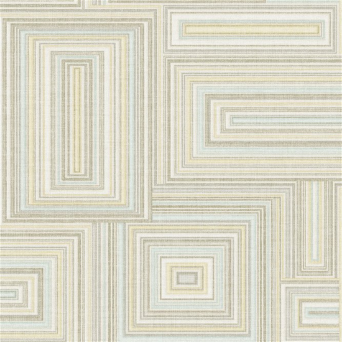 Seabrook Designs Attersee Squares Tan &amp; Beige Wallpaper