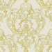 Seabrook Designs Roxen Damask Off-White & Gold Wallpaper