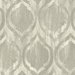 Seabrook Designs Old Danube Ogee Gray & Off-White Wallpaper