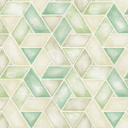 Seabrook Designs Kentmere Geo Mint & Off-White Wallpaper