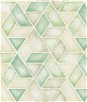 Seabrook Designs Kentmere Geo Mint & Off-White Wallpaper