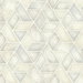 Seabrook Designs Kentmere Geo Gray & White Wallpaper