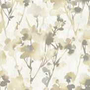 Seabrook Designs Faravel Gold & Off-White Wallpaper