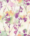 Seabrook Designs Faravel Purple & Mint Wallpaper