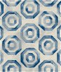 Seabrook Designs Faravel Geo Prussian Blue & Off-White Wallpaper