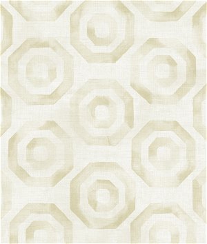 Seabrook Designs Faravel Geo Gold & Off-White Wallpaper