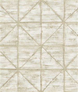 Seabrook Designs Ness Light Greige & Off-White Wallpaper