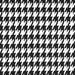 Premier Prints Large Houndstooth Black Fabric