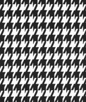 Premier Prints Large Houndstooth Black Fabric