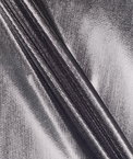 Silver/Black Liquid Lame Fabric