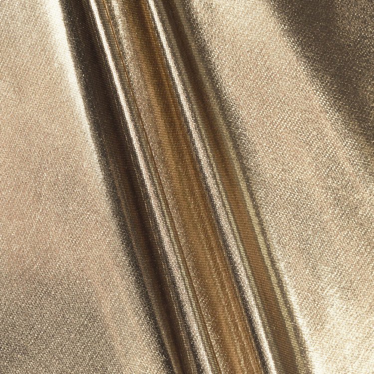 Liquid Lame Fabric Copper/Black 25 yard bolt
