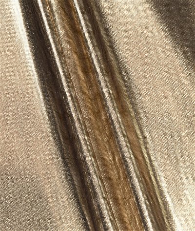 Gold/Black Liquid Lame Fabric