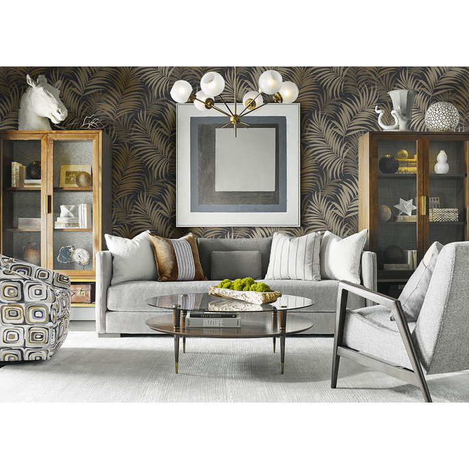 Lillian August Via Palma Wrought Iron &amp; Sand Dollar Wallpaper image 2 of 2