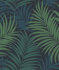 Lillian August Via Palma Midnight Blue/Juniper/Spearmint Wallpaper