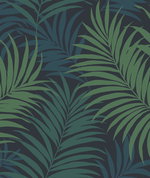 Lillian August Via Palma Midnight Blue/Juniper/Spearmint Wallpaper