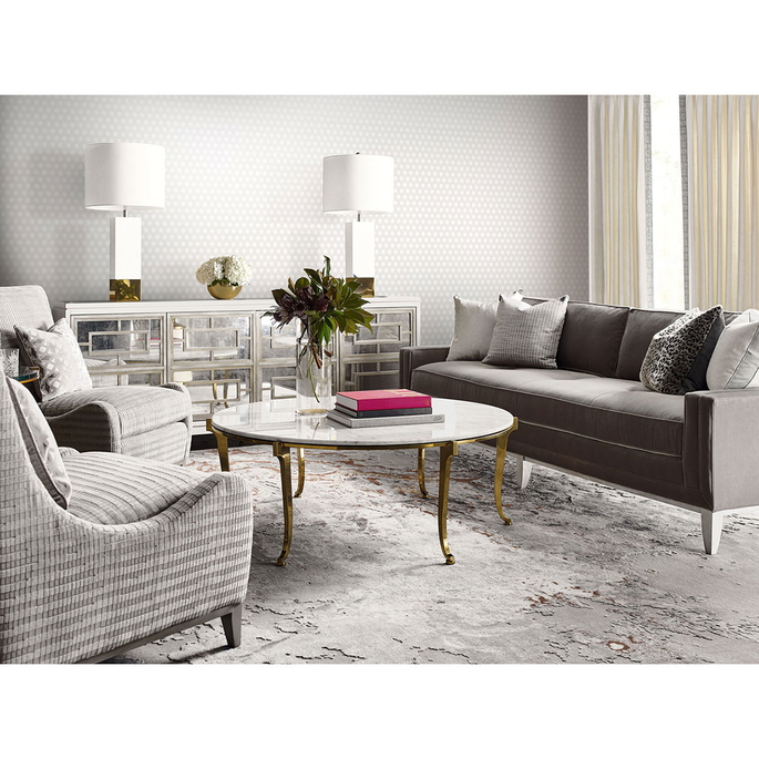 Lillian August Cabana Wicker Gray &amp; Eggshell Wallpaper image 2 of 2