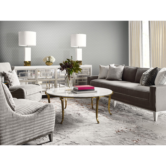 Lillian August Cabana Wicker Cove Gray Wallpaper image 2 of 2