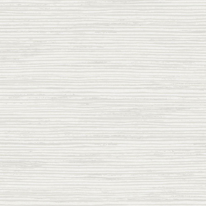 Lillian August Osprey Faux Grasscloth Eggshell &amp; Silver Wallpaper image 1 of 2
