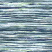 Lillian August Osprey Faux Grasscloth Midnight Blue/Spearmint/Ice Wallpaper