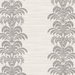 Lillian August Palm Frond Stripe Stringcloth Charcoal & Ivory Wallpaper