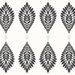 Lillian August Mirasol Palm Frond Ebony & Eggshell Wallpaper