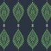 Lillian August Mirasol Palm Frond Midnight Blue & Spearmint Wallpaper