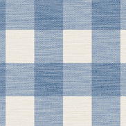 Lillian August Rugby Gingham Coastal Blue & Ivory Wallpaper