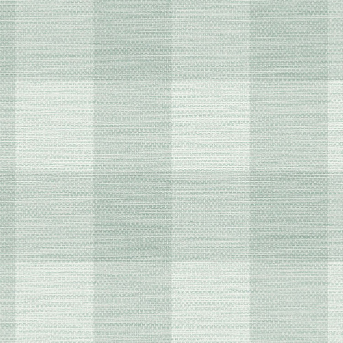 Lillian August Rugby Gingham Sea Glass Wallpaper image 1 of 2