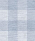 Lillian August Rugby Gingham Carolina Blue Wallpaper