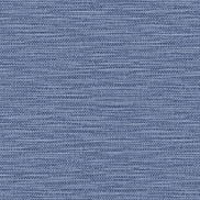Lillian August Faux Linen Weave Coastal Blue Wallpaper
