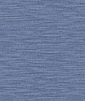 Lillian August Faux Linen Weave Coastal Blue Wallpaper