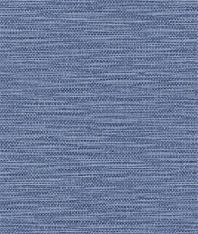 Lillian August Faux Linen Weave Coastal Blue Wallpaper